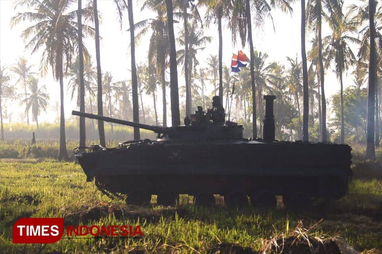 Kanon Ranpur Yontankfib 2 Mar Hancurkan Kekuatan Musuh