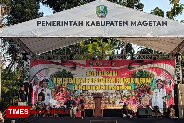 Pemkab Magetan dan Bea Cukai Ajak Warga Karangrejo Gempur Rokok Ilegal
