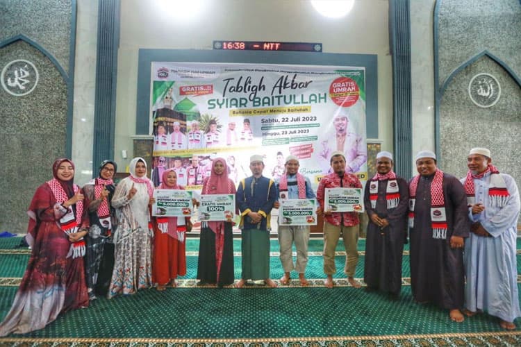 Gratiskan Umrah Ribuan Orang, MHU Hadirkan Ustad Solmed di NTB