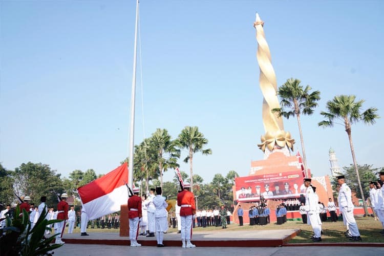 Upacara Peringatan HUT RI Dipusatkan di Alun-alun Wiraraja Kota Mojokerto