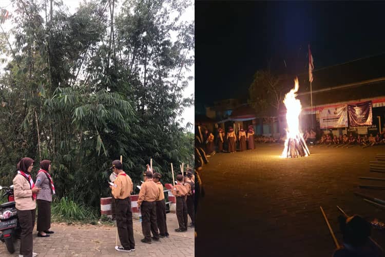 KSM-Tematik Unisma Malang Dampingi Kegiatan Perkemahan SDN 02 Gunungrejo