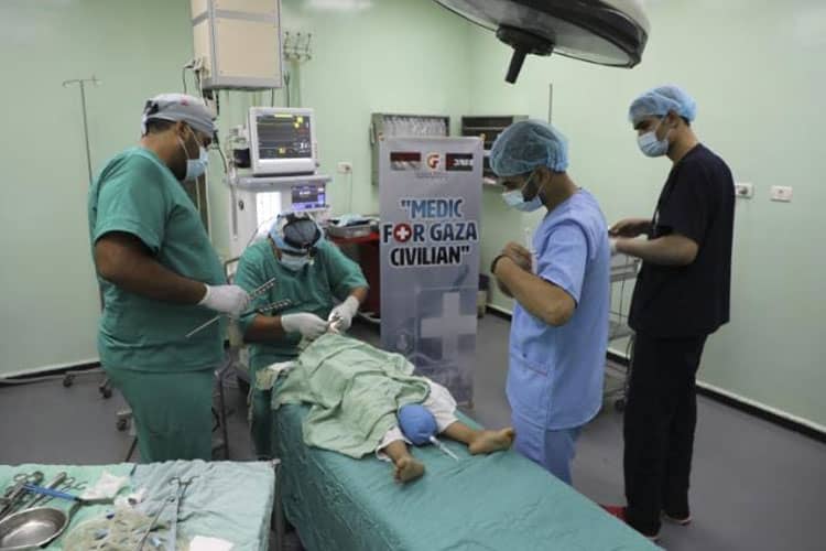 Melalui Program Golden Aid Golden Future Indonesia Bantu Masalah Kesehatan di Gaza Palestina