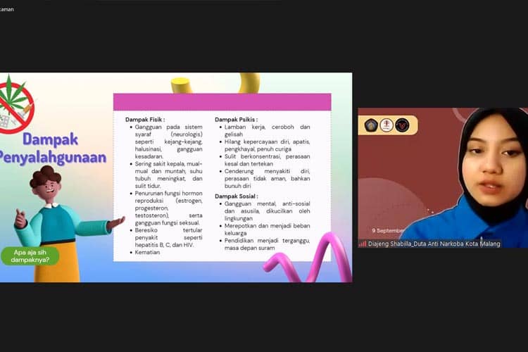 UB Gelar Webinar: Butuh Peran Generasi Z Berantas Narkoba di Indonesia