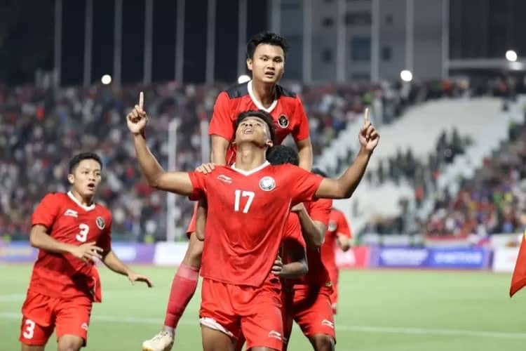 Timnas Indonesia U-23 Libas Chinese Taipei U-23 dengan 5 Gol di Babak I