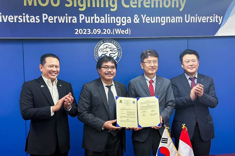 UNPERBA Jalin Kerja Sama dengan Yeungnam University