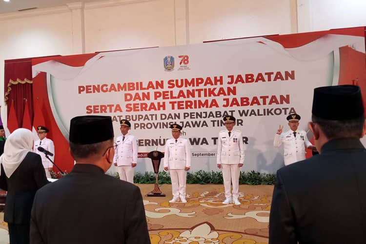 Wahyu Hidayat Resmi Dilantik sebagai Pj Wali Kota Malang