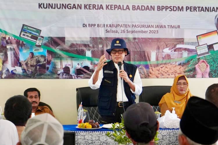Kunjungi BPP Beji Pasuruan, Kementan Ajak Genjot Produktivitas Pertanian dengan Rabigabah dan Smart Farming