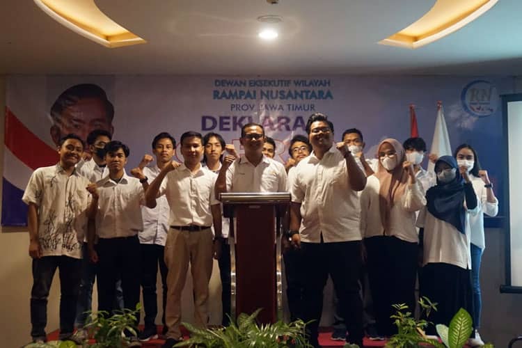 Rampai Nusantara Jatim Deklarasikan Gibran untuk Cawapres 2024