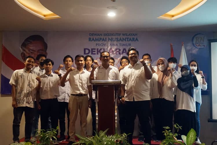 Rampai Nusantara Jatim Deklarasikan Gibran untuk Cawapres 2024