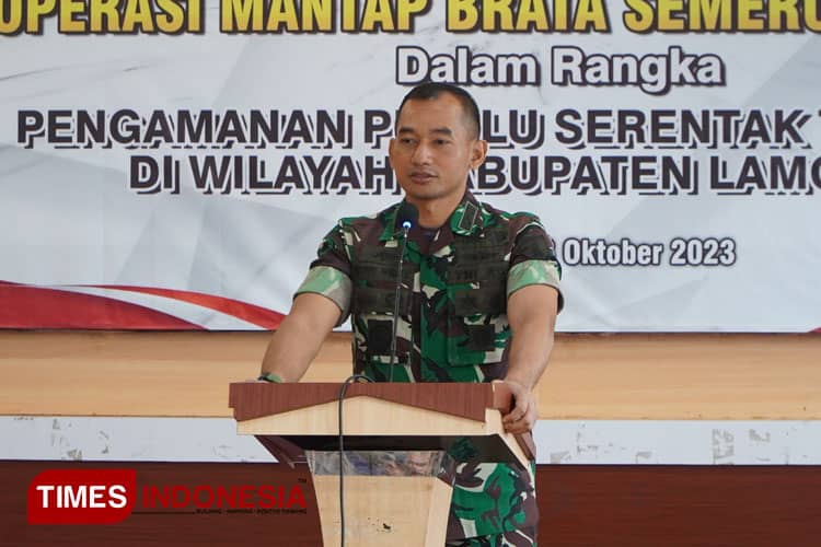 Dandim Lamongan Siap Jaga Keamanan Pemilu Serentak 2024