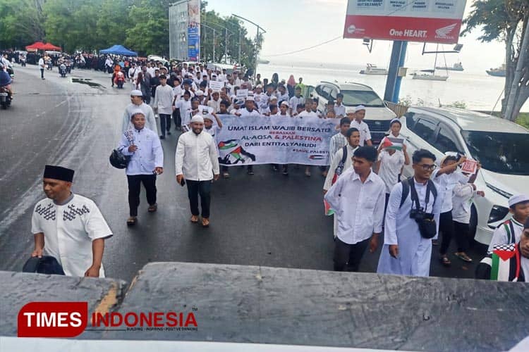 Aksi Bela Palestina, Hidayatullah Gandeng Aliansi OKP di Maluku Utara