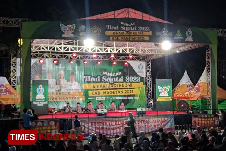Puncak Hari Santri 2023 di Magetan Dimeriahkan Kesenian Lintas Agama