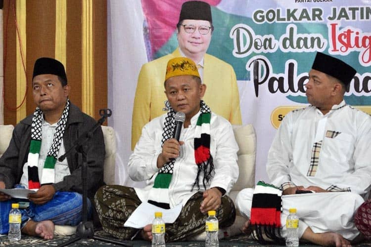 Golkar Jatim Ketuk Pintu Langit, Istighotsah untuk Palestina