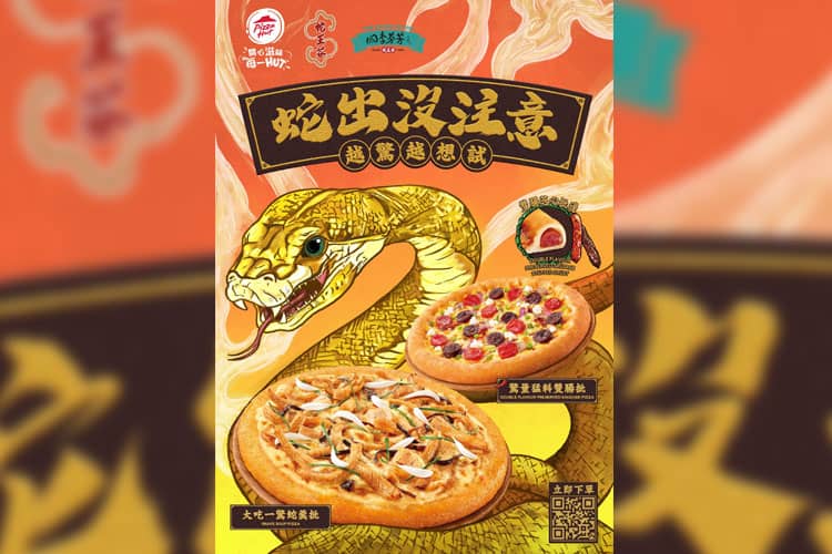 Inovasi Unik Pizza Hut: Mencicipi Sensasi Pizza Daging Ular