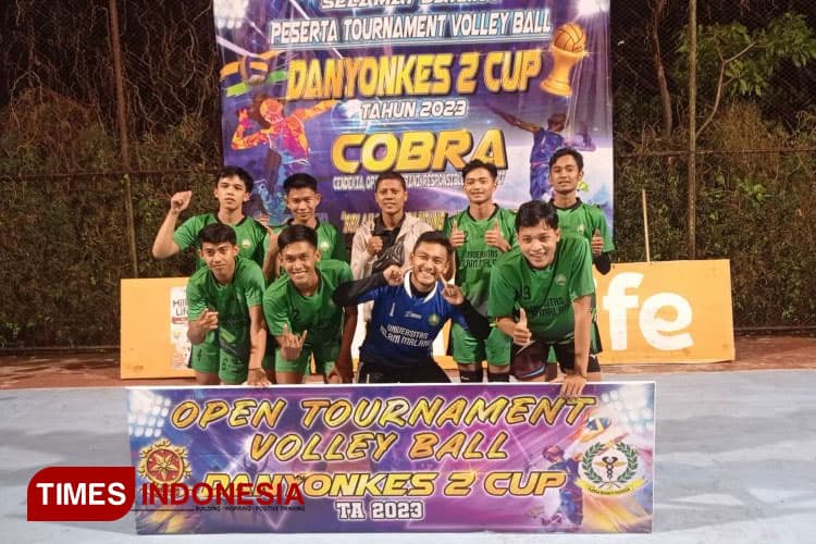 Tim Bola Voli Unisma Berpartisipasi Dalam Volley Ball Tournament yang Diadakan Yonkes 2 Kostrad Karang Ploso Malang