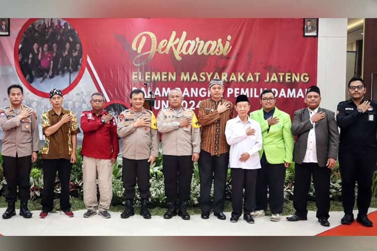 Polda Jateng Gelar Deklarasi Pemilu Damai