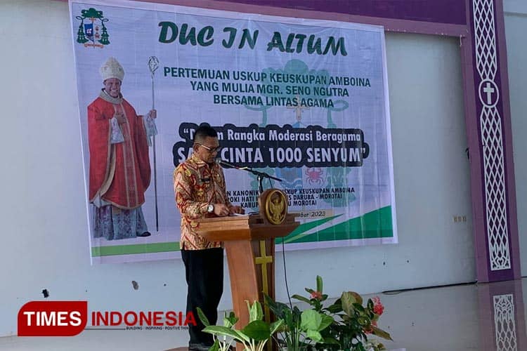 Kesan Pj Bupati Morotai dan Uskup Amboina dalam Acara Satu Cinta Seribu Senyum