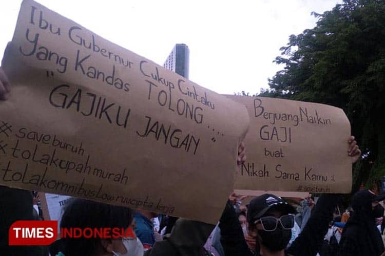 Serikat Pekerja Bakal Geruduk Surabaya Besok, Tuntut UMK Naik 15 Persen