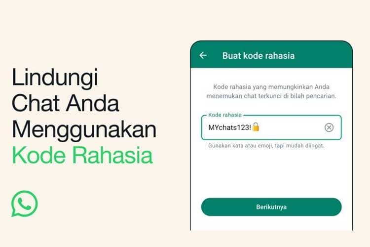 WhatsApp Tambahkan Kode Rahasia di Fitur "Chat Lock"