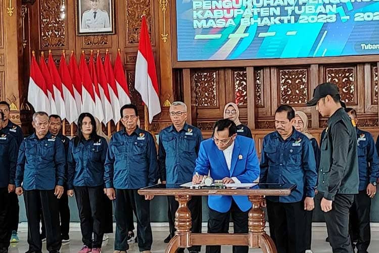 KORMI Jatim Lantik 41 Pengurus Kabupaten Tuban, Ini Pesan Hudiyono