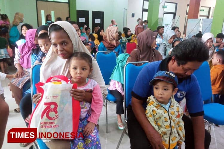 Stunting Bikin Pontang-Panting, PMI Kudus dan Puskesmas Jati Perangi Gizi Buruk