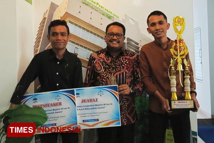 Hebat, Delegasi Magister Hukum Keluarga Islam Unisma Juarai Lomba Debat Nasional