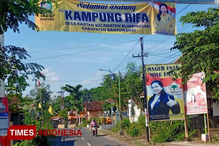 Ada Kampung 'Caleg' Rifa di Desa Kaotan Banyuwangi