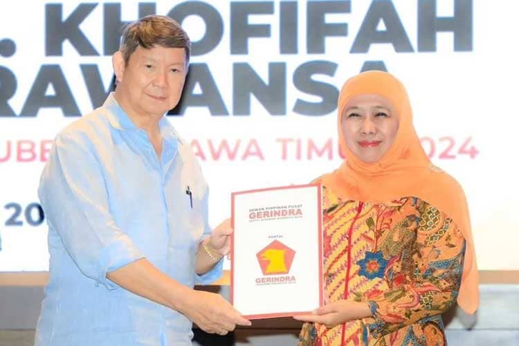 Khofifah Dapat Restu Gerindra untuk Bertarung di Pilgub Jatim 2024