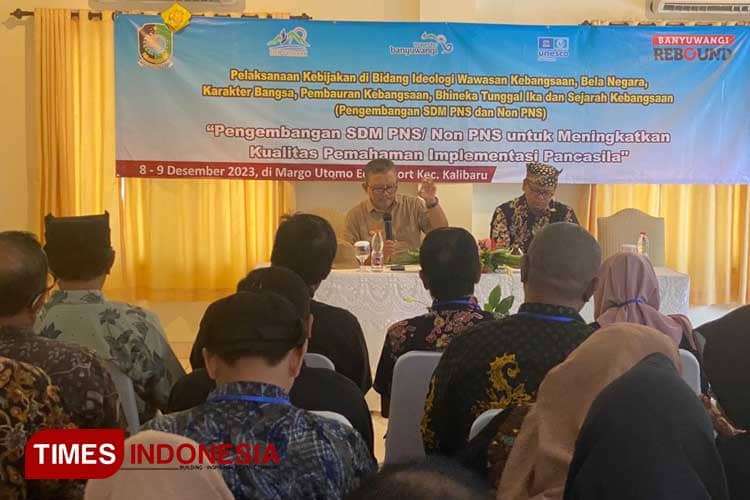 Dongkrak Pemahaman Pancasila, Bakesbangpol Banyuwangi Libatkan Masyarakat