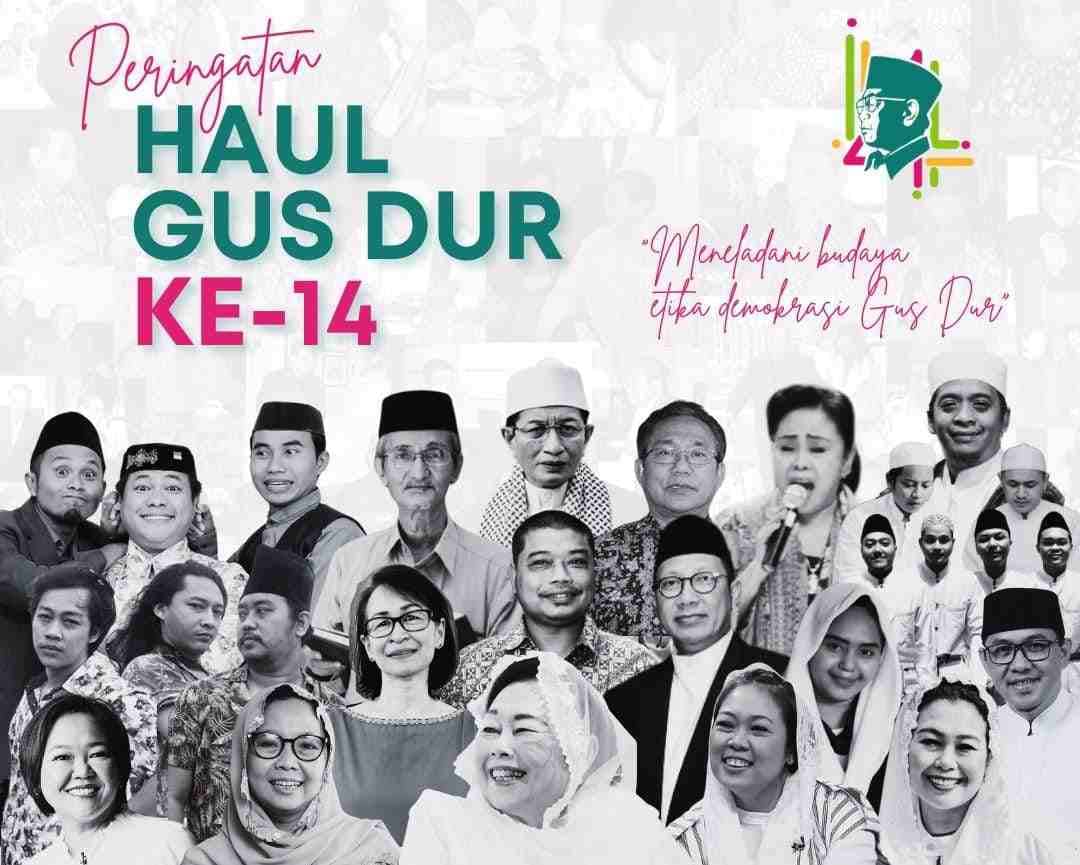 Haul Gus Dur Digelar 16 Desember, Angkat Tema Budaya Etika Demokrasi
