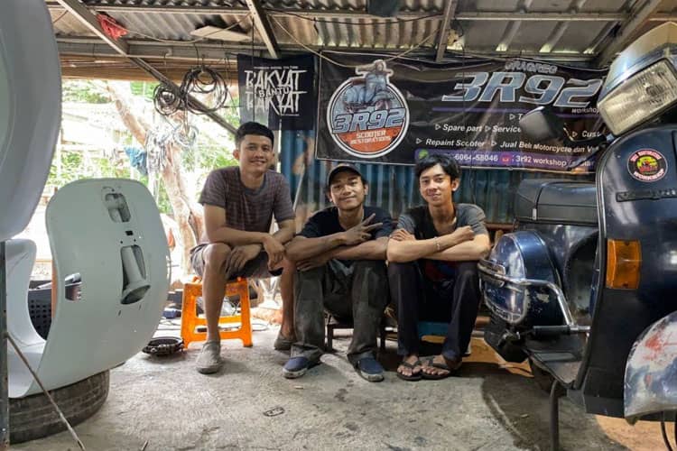 3R92 Workshop, Bengkel Vespa Klasik Dengan Layanan Antar Jemput Jabodebek