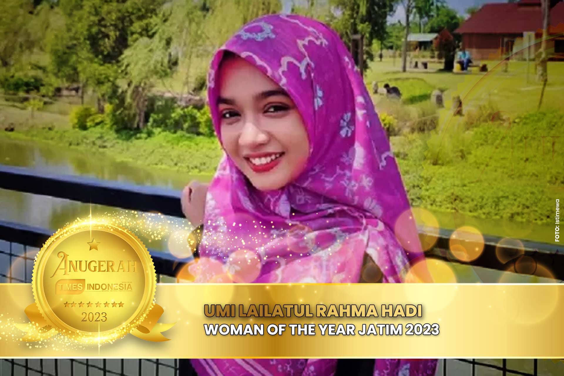 Umi Laila Rahma Hadi, Woman of The Year Jatim 2023 Tokoh Milenial Peduli Dakwah