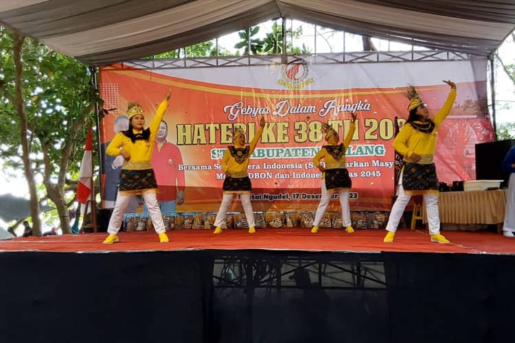 Ribuan Terawan Terawati STI Kabupaten Malang Meriahkan HATERI ke- 38