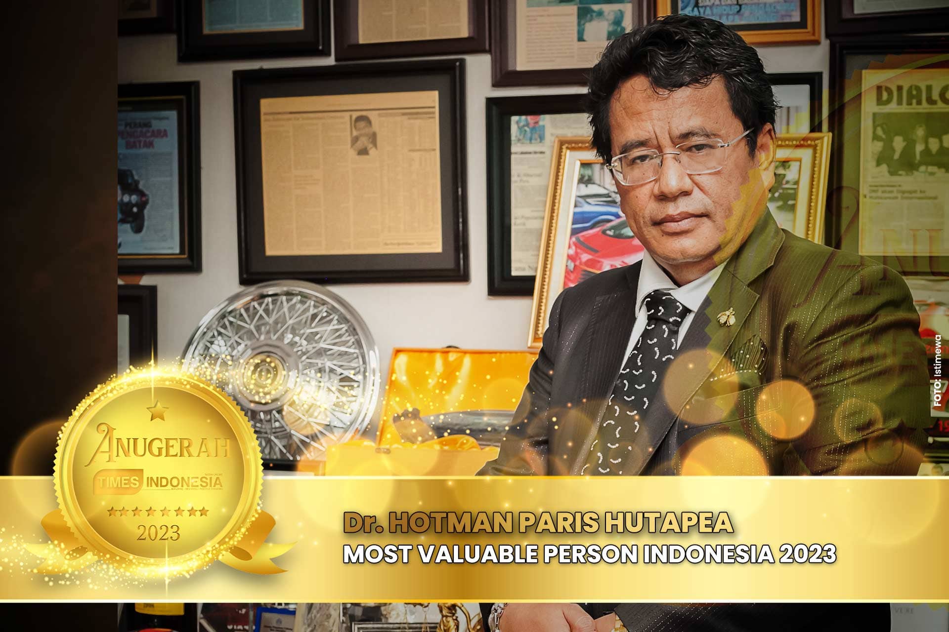 Hotman Paris Hutapea Raih Penghargaan Most Valuable Person Indonesia 2023, Tokoh Peduli Hukum