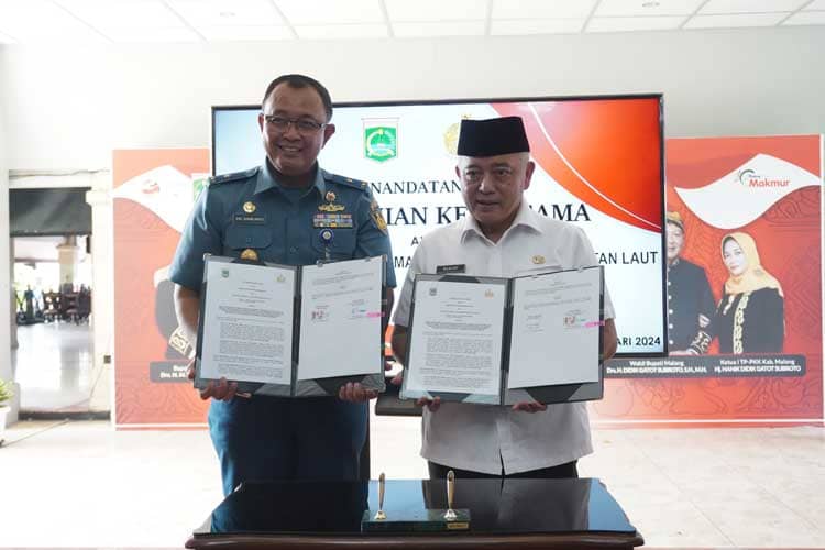 Pemkab Malang Dapatkan Hibah Tanah TNI AL untuk Pelebaran Jalan Nasional