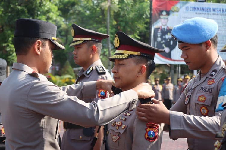 Kapolres Malang AKBP Putu Kholis Pimpin Sertijab, Wakapolres Dijabat Kompol Imam