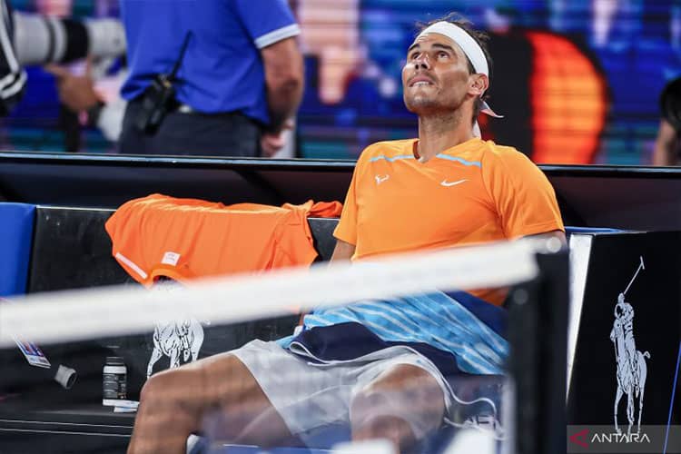 Cedera Otot, Bintang Tenis Spanyol Rafael Nadal Mundur dari Australian Open