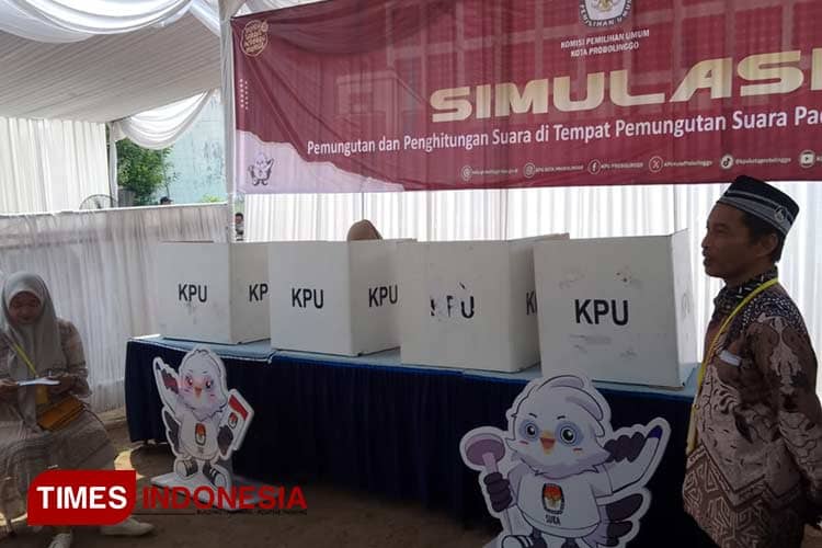 Penghitungan Surat Suara di TPS 8 Kota Probolinggo Mendadak Ramai