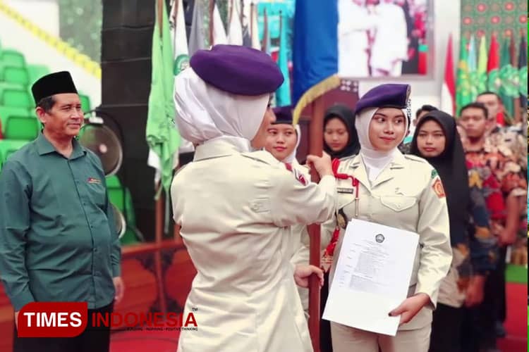 Ketua Baru Satuan Resimen Mahasiswa 836/ Macan Putih Unisma Malang Resmi Dilantik