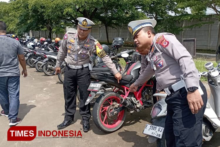 Polres Majalengka Gencar Berantas Knalpot Brong, Sosialisasi ke Sekolah hingga Pabrik