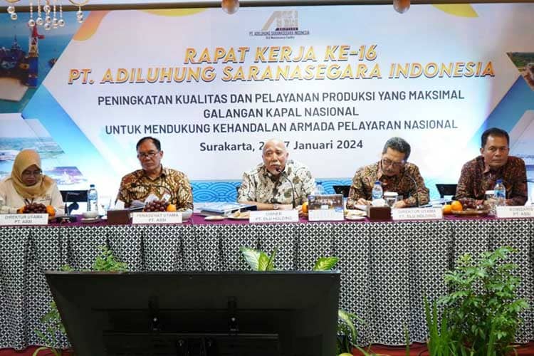 Raker 2024, PT Adiluhung Saranasegara Indonesia Maksimalkan Produksi Galangan