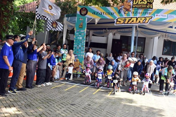 Ketua Umum KORMI Jatim Semangati Para Rider Cilik