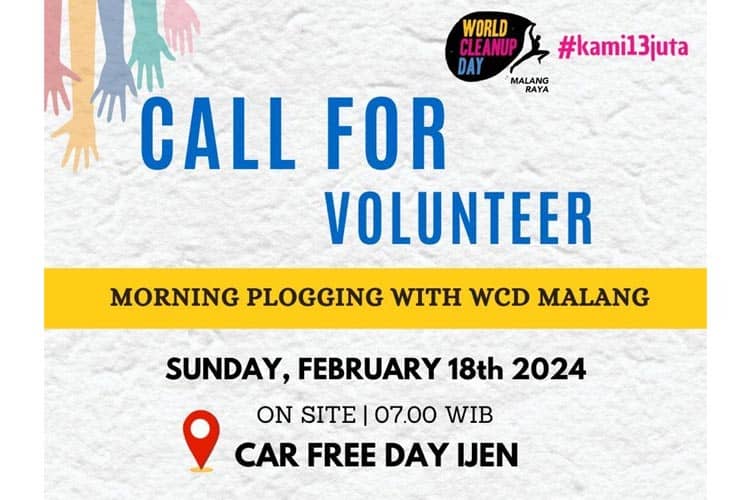 Hari Peduli Sampah Nasional, WCD Malang Raya Bakal Gelar Morning Plogging