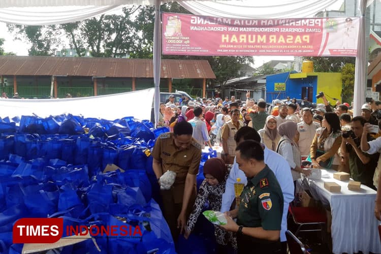 Ribuan Paket Sembako Murah Mulai Digelontor Pemkot Malang