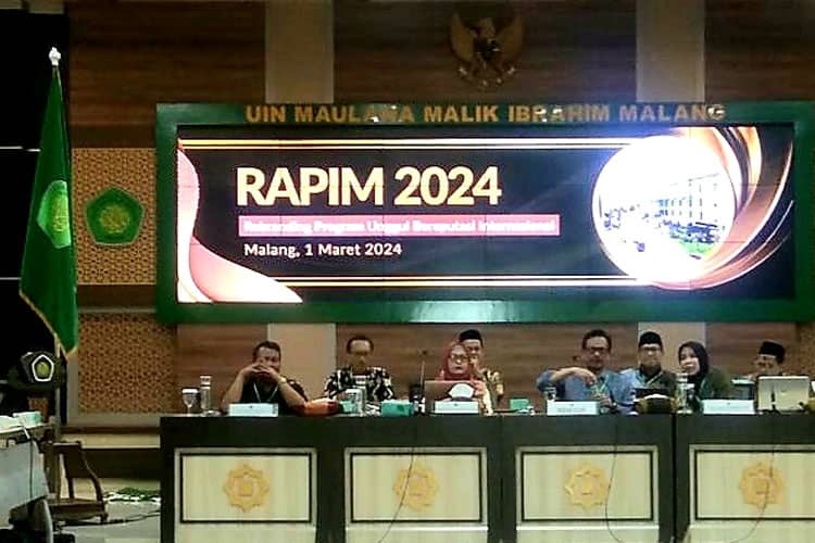 Gelar Rapim, UIN Malang Tekankan Rebranding Program Kampus