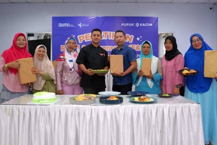 Pupuk Kaltim Dorong UMKM FnB Tingkatkan Kualitas dan Estetika dengan Pelatihan Optimal