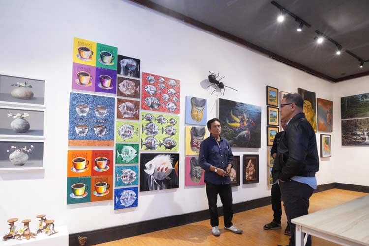 Pj Wali Kota Batu Aries Puji Karya Seniman Galeri Raos