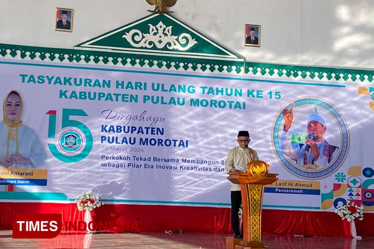 Pemkab Peringati HUT ke-15 Kabupaten Morotai dengan Tasyakuran