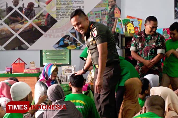 Dandim 0818 Malang-Batu Beri Santunan dan Fasilitasi Kebutuhan Kemandirian Difabel