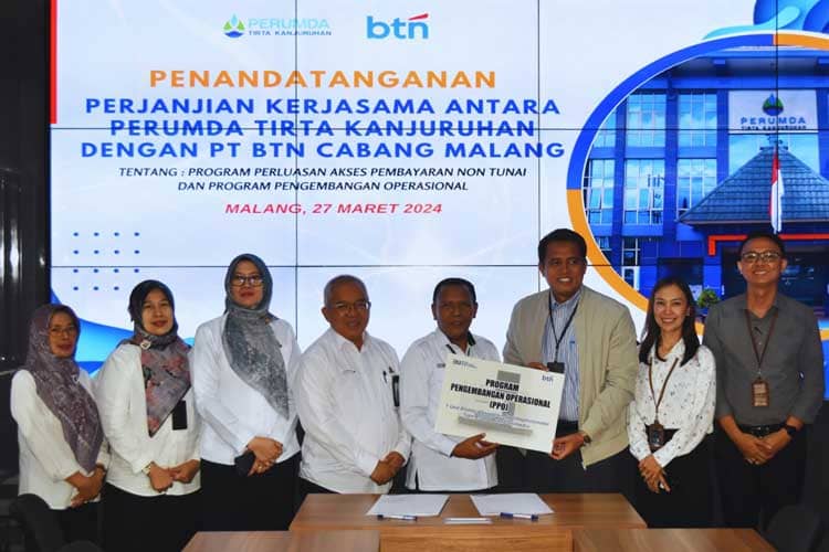 Perumda Tirta Kanjuruhan Tandatangani Perjanjian Kerjasama untuk Optimalisasi Layanan Air Minum